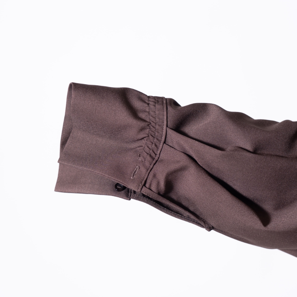 プルオーバーシャツ（長袖） ダークブラウン S | 【公式】まつ毛