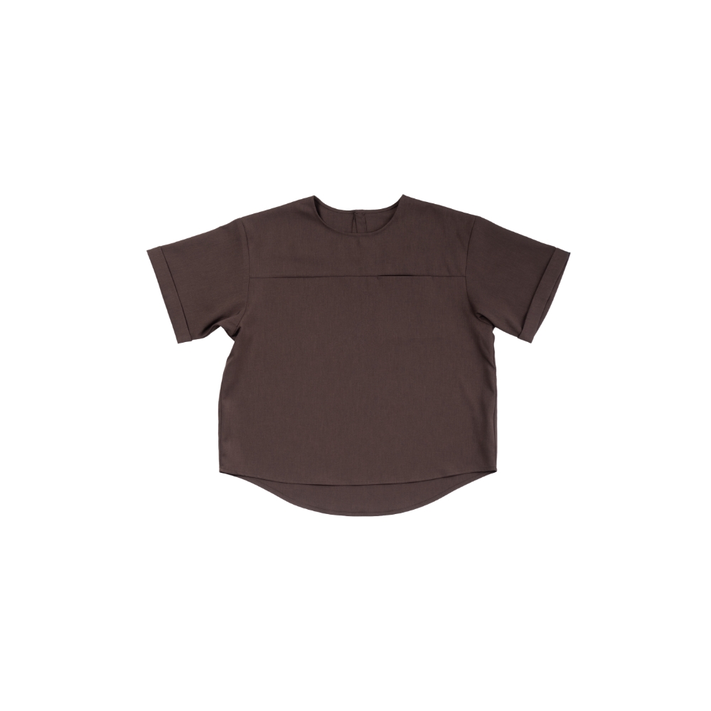 Tブラウス（半袖） ダークブラウン F | 【公式】まつ毛エクステ商材