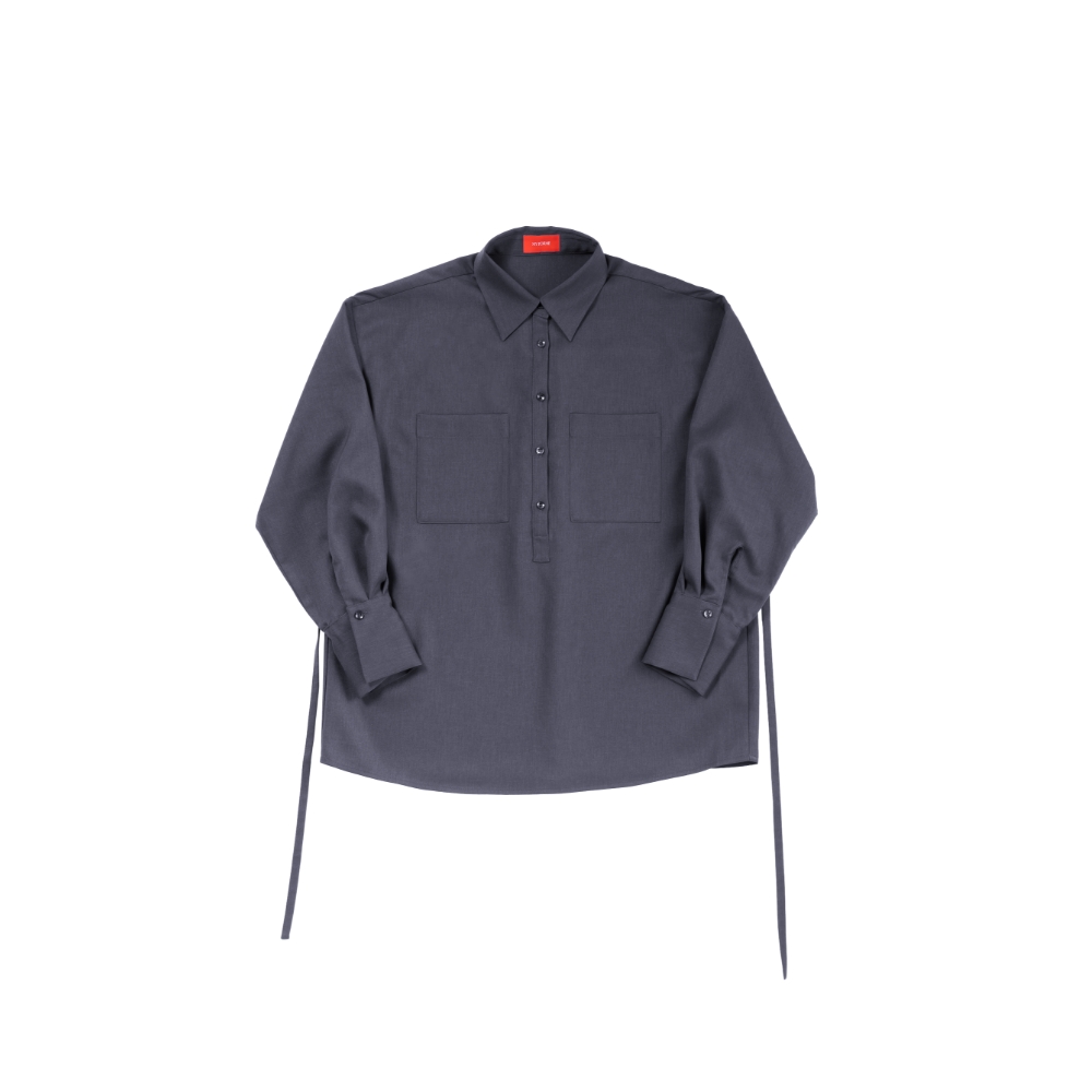 プルオーバーシャツ（長袖） ダークブラウン S | 【公式】まつ毛